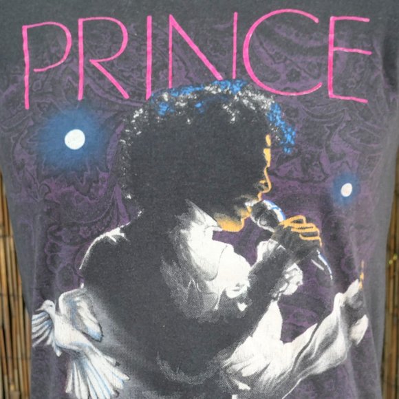 80's Vintage PRINCE & The Revolution Purple Rain Era T Shirt Medium 50/50 Tag